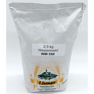 Weizenmehl Typ 550 - 2,5 kg Ensinger Mühle