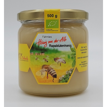 Bio-Rapsblütenhonig (500 g)