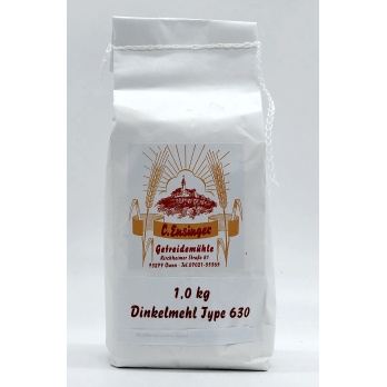 Dinkelmehl Typ 630 - 1 kg Ensinger Mühle