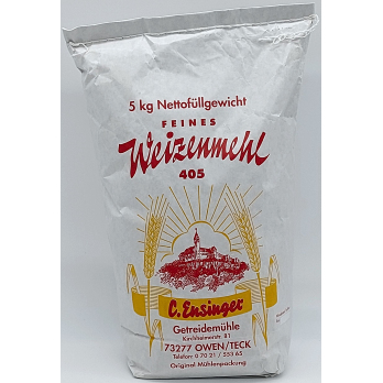 Weizenmehl Typ 405 - 5 kg Ensinger Mühle