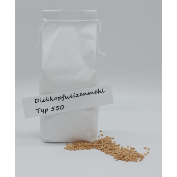 Dickkopfweizenmehl Typ 550 - 1 kg